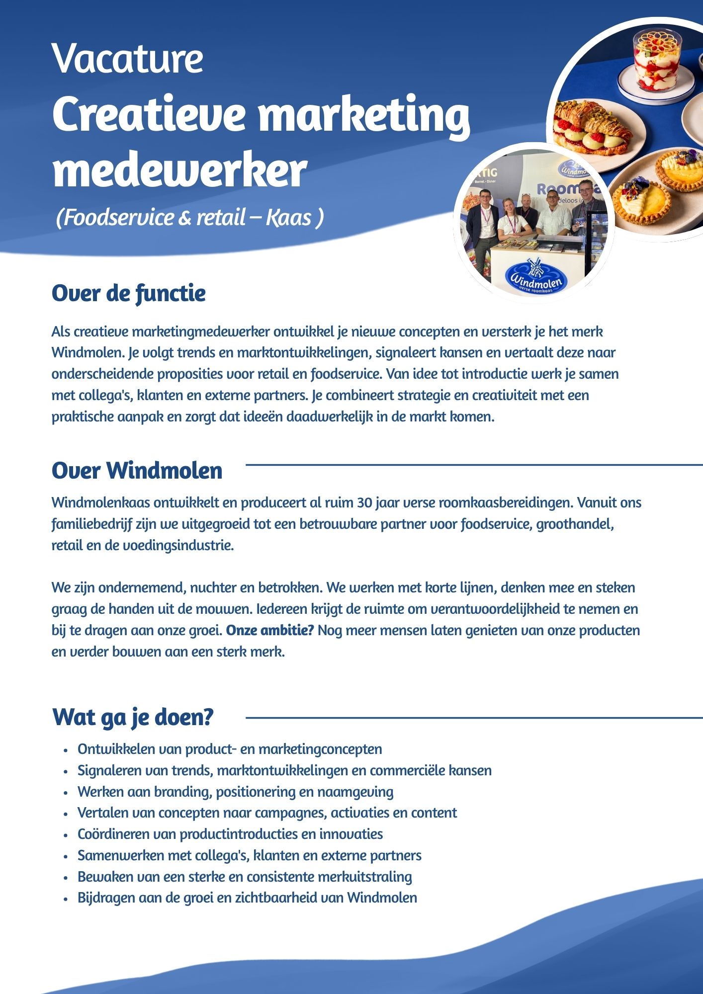 Vacature Creatieve marketing medewerker